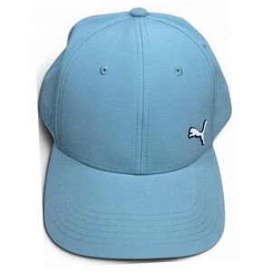 PUMA Stretch Fit Performance Baseball Cap Blue White Mens L/XL Golf Athletic